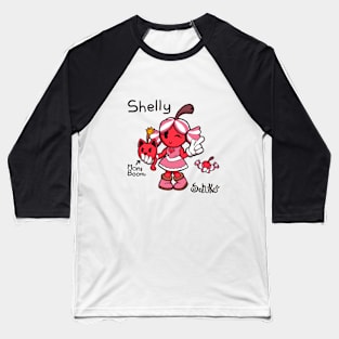 Shelly - Cute Character Baseball T-Shirt